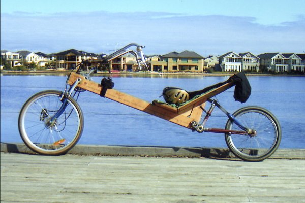 Wooden bike
